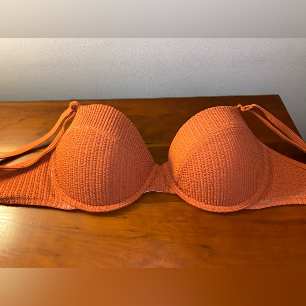 Orange/coral Bikini Top Brand PINK